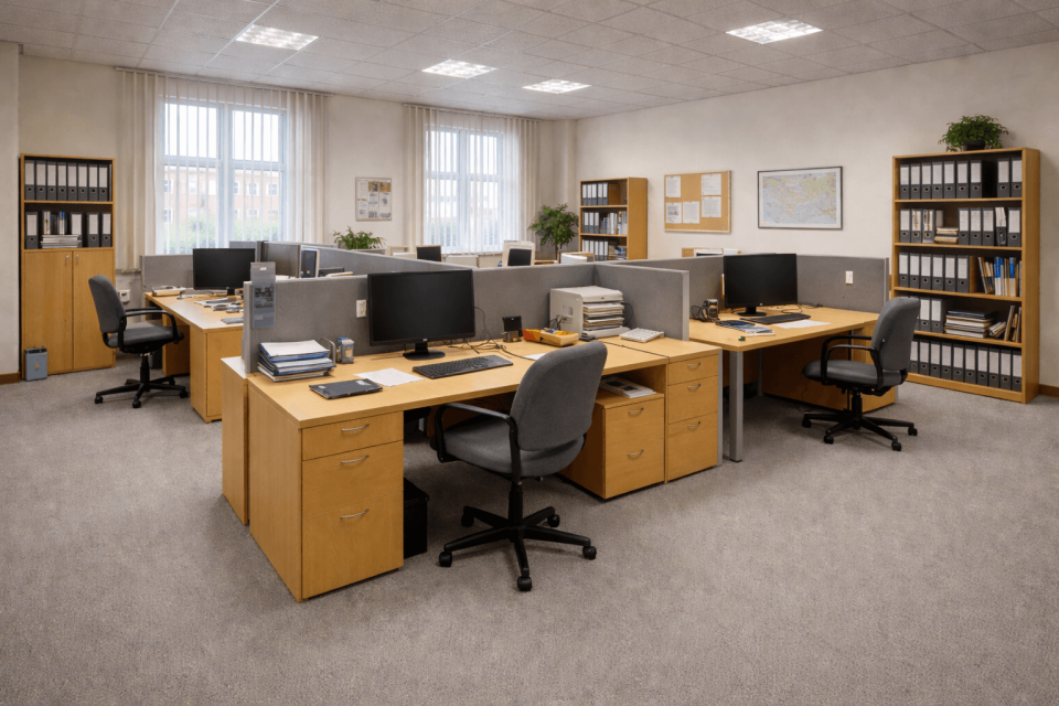 Unser Büro mit ausgestatteten Arbeitsplätzen in München für Webdesign & SEO